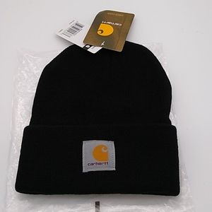 Carhartt Accessories - Carhartt Black Knit Winter Hat Carhartt Accessories - Carhartt Black Knit Winter Hat